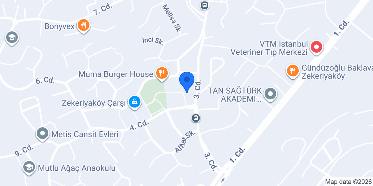 NUHUN GEMİSİ VETERİNER KLİNİĞİ konumu