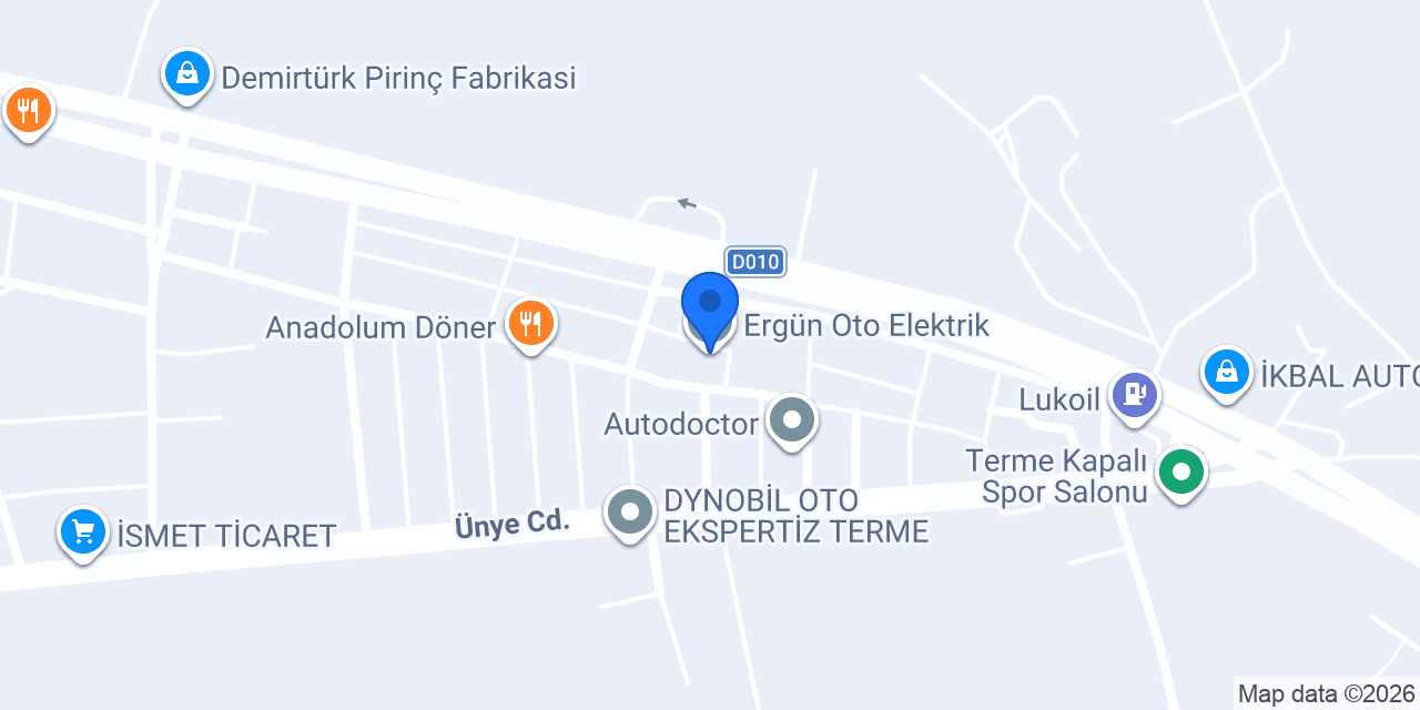 Ergün Oto Elektrik konumu