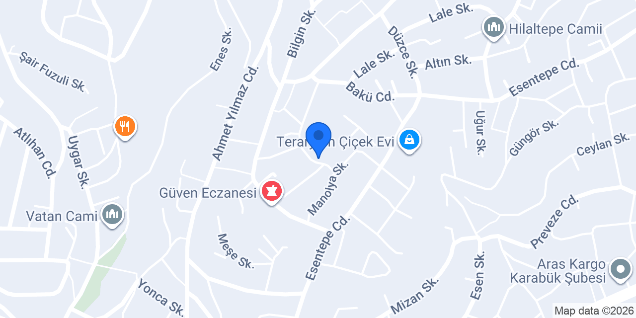 Esentepe İlkokulu konumu
