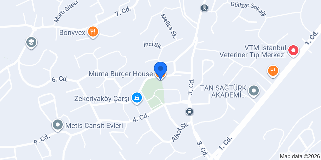 Muma Burger House konumu