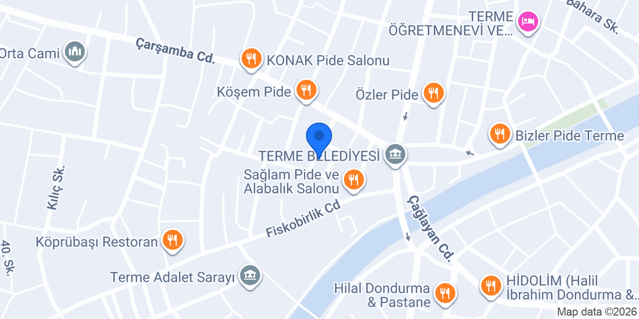 Terme Çelik Sigorta konumu