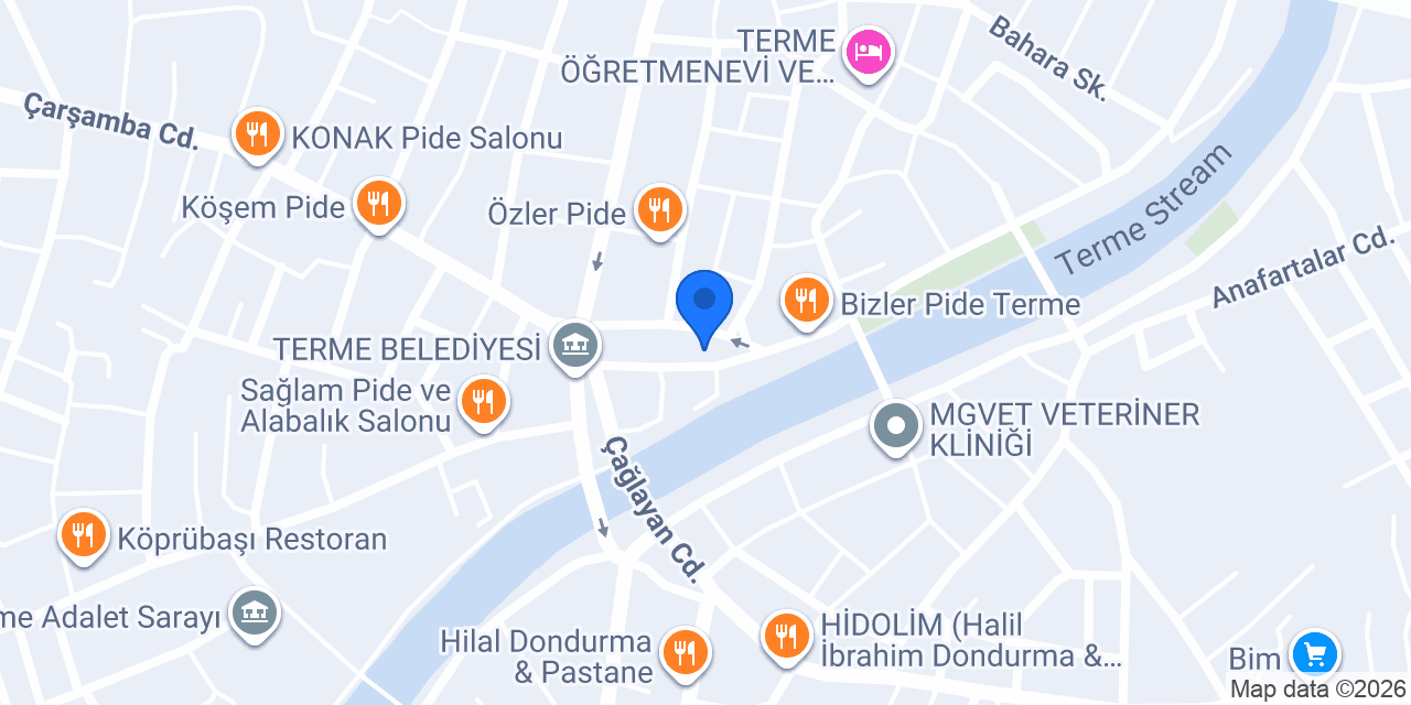 Maç'a Büfe konumu