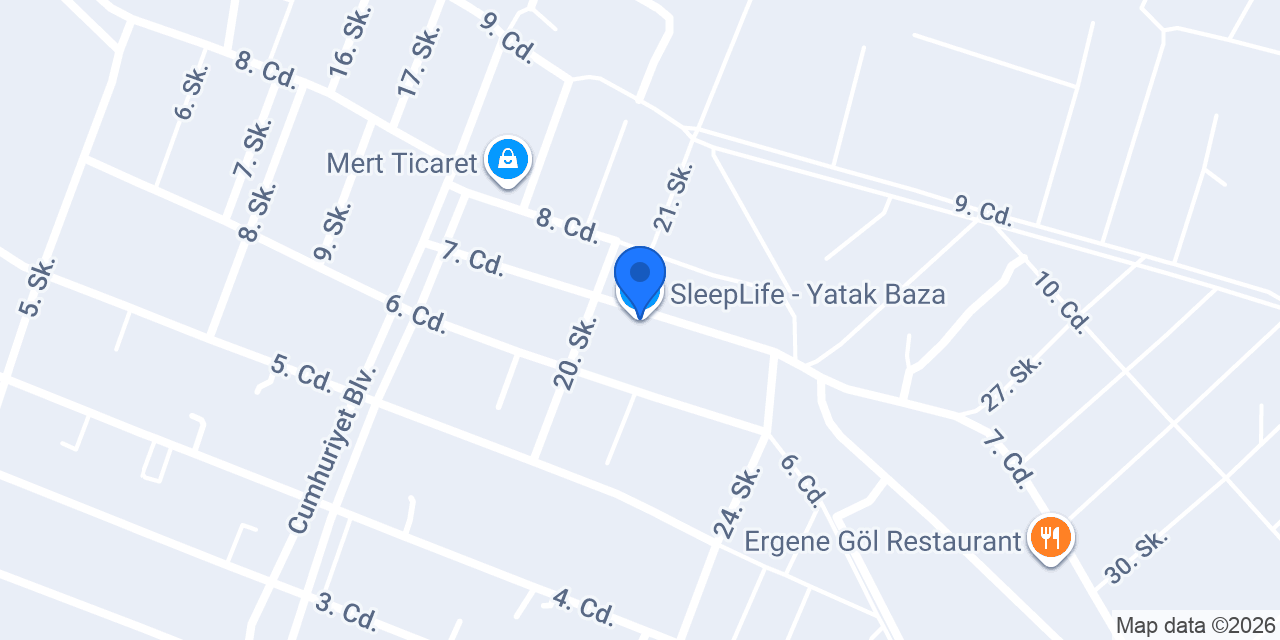 SleepLife - Yatak Baza konumu