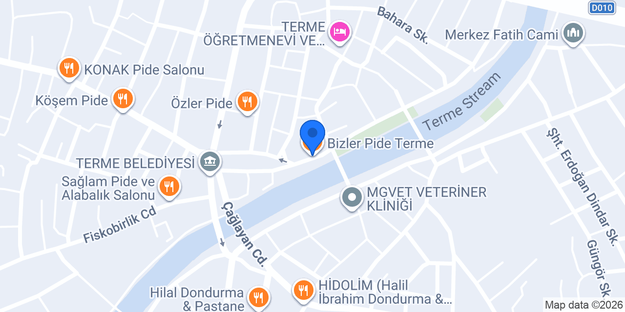 Bizler Pide Terme konumu