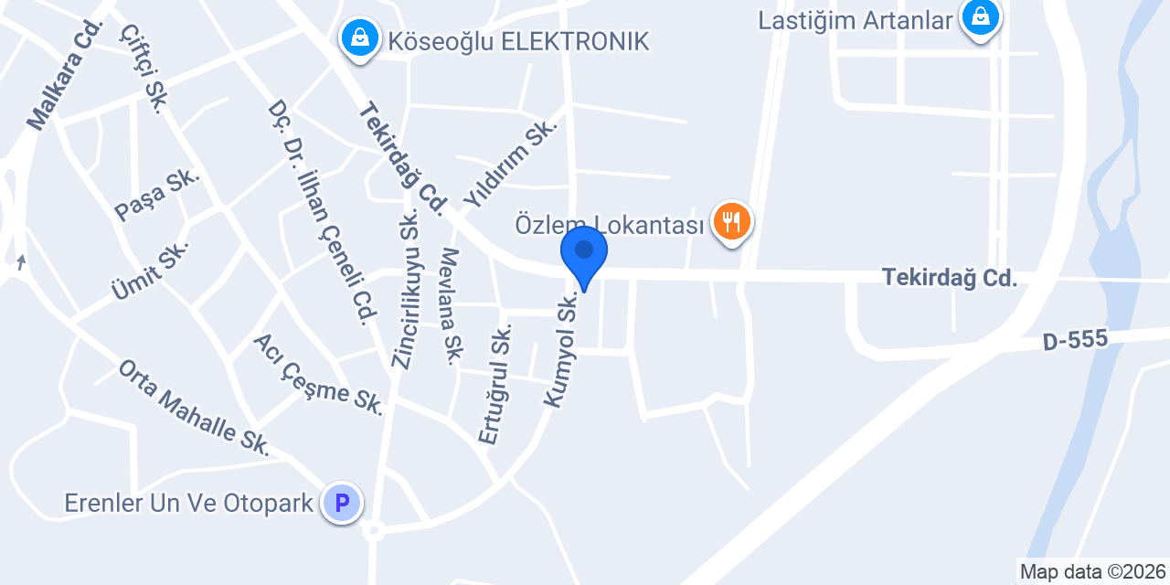 Hayrabolu Ticaret Borsası konumu