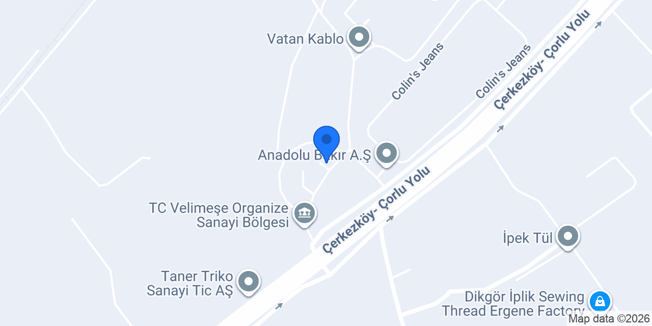 Tamtex Tekstil konumu