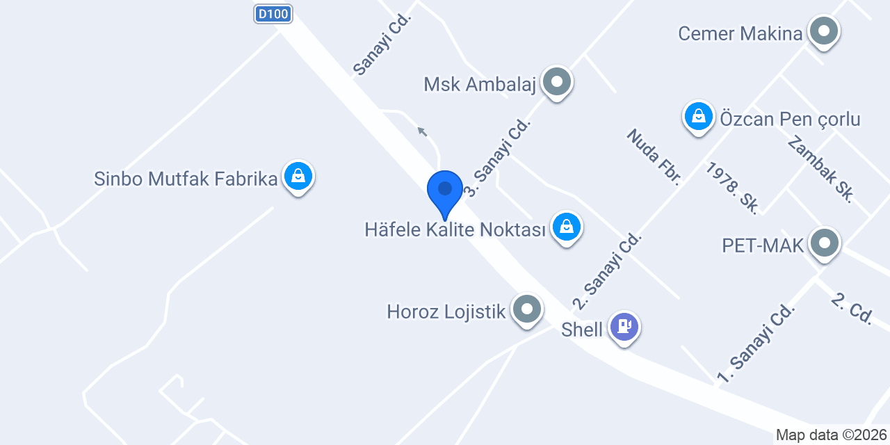 Adayapı Teknolojik Yapı Sistemleri konumu