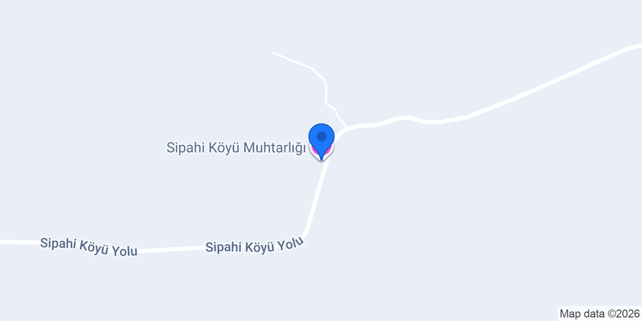 Sipahi Köyü Muhtarlığı konumu