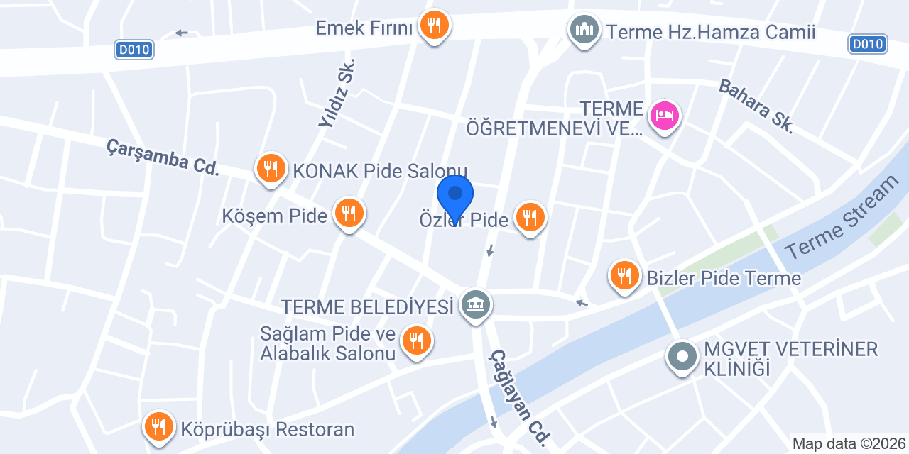 Kader Matbaası konumu