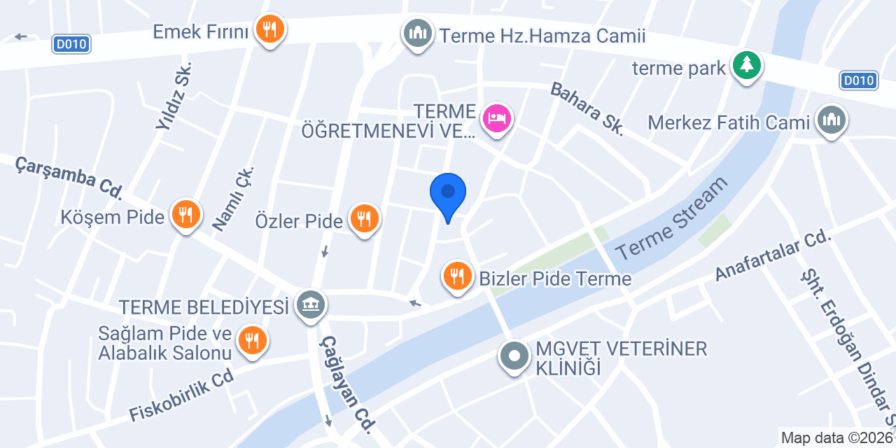 Kocaman Eczanesi - Terme konumu
