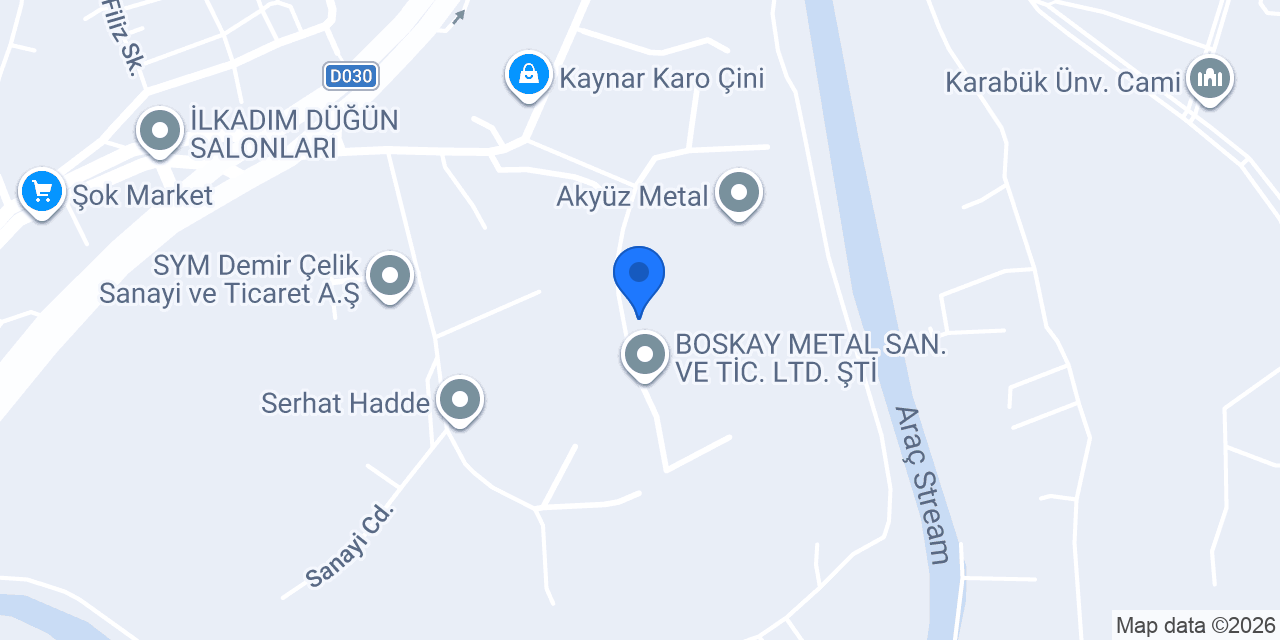 Mizan Ticaret Ltd.Şti. Demir Deposu konumu