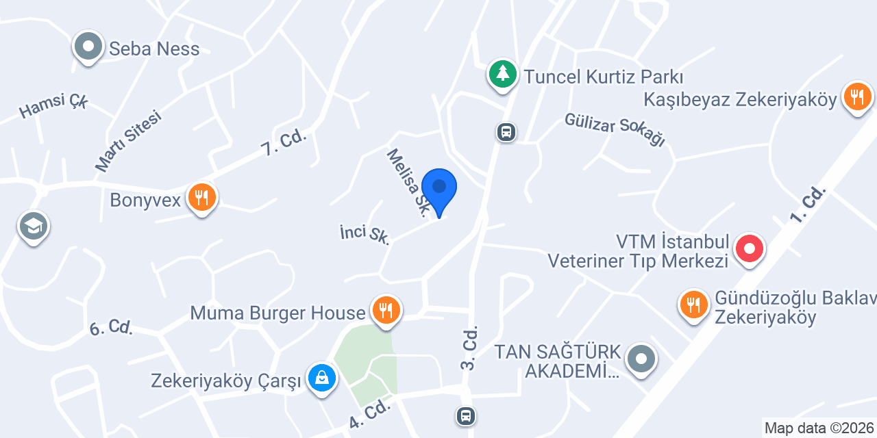 ARTİST STUDIO ZEKERİYAKÖY konumu