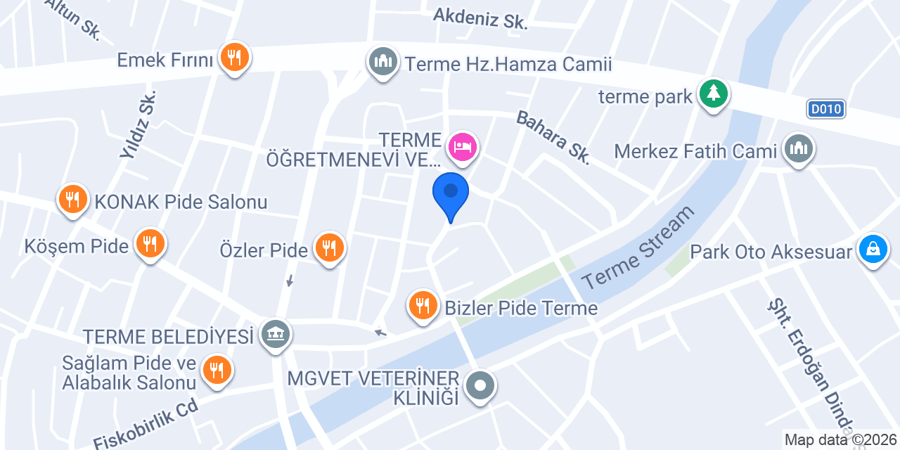 Sürat Kargo Terme Şube konumu
