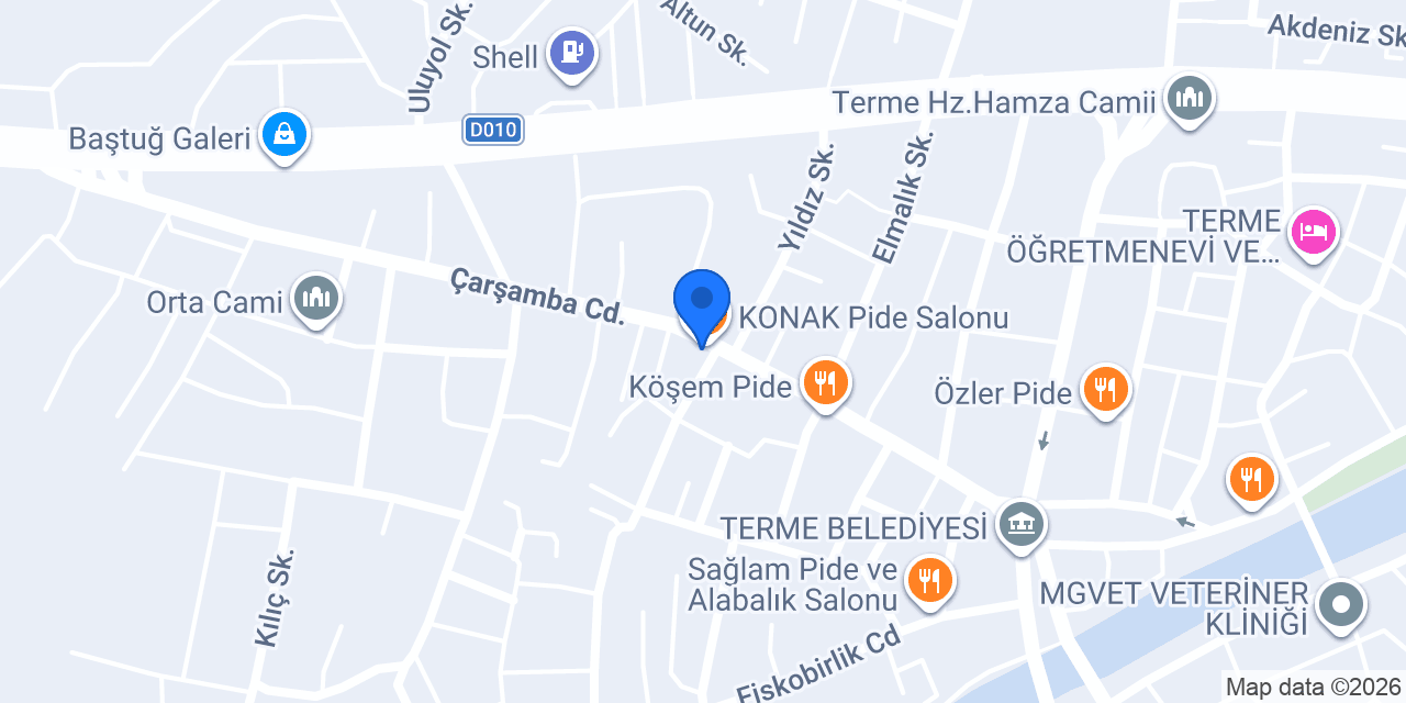 KONAK Pide Salonu konumu