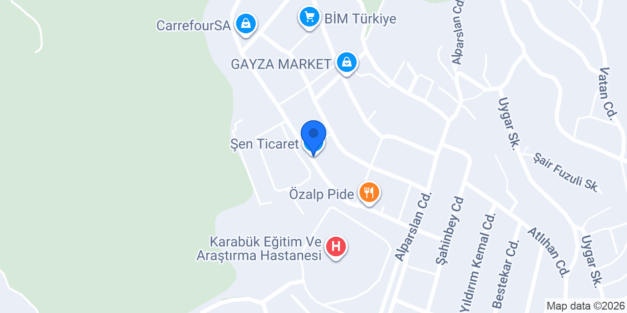 Şen Ticaret konumu