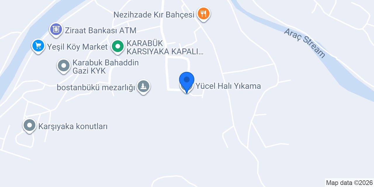 Yücel Halı Yıkama konumu