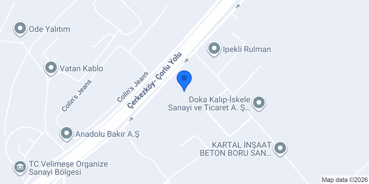 AYERMAK Tarım Makineleri konumu