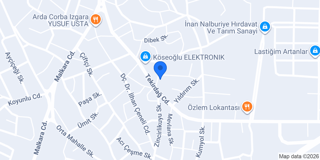 ULUS TİCARET - HAYRABOLU konumu
