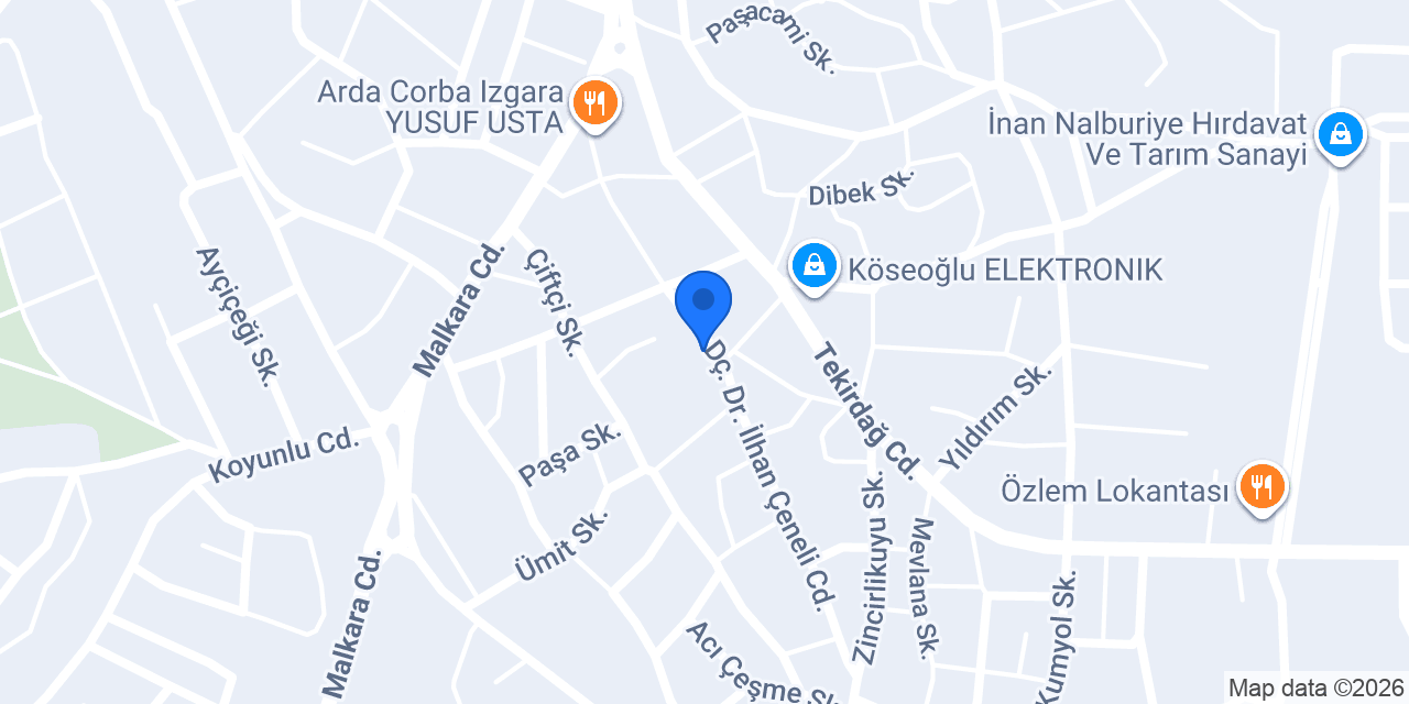 Atatürk İlkokulu konumu