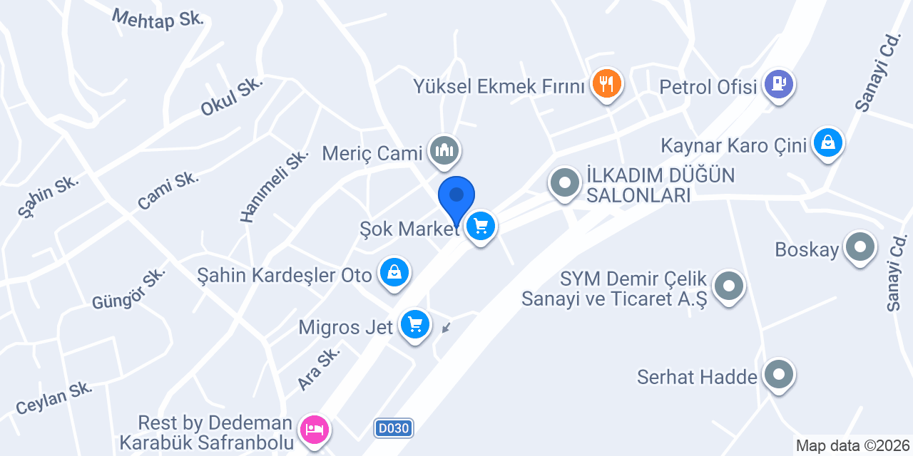 BAHÇEM MANAVI konumu