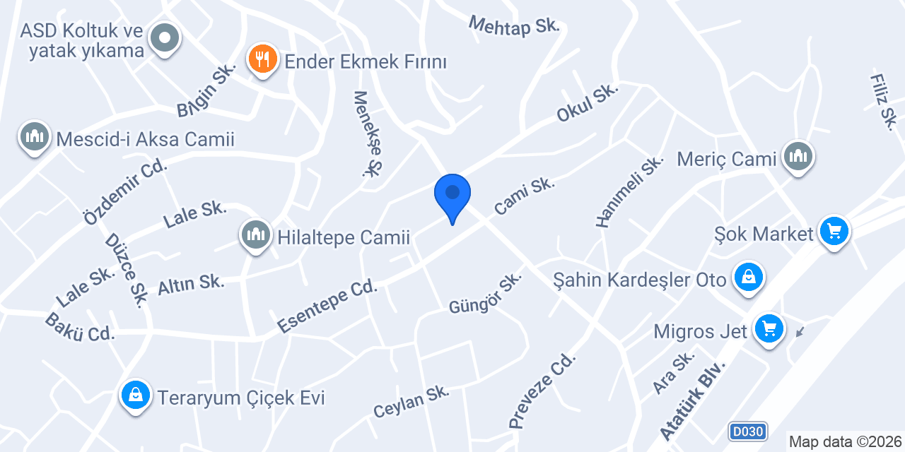 DETAY TEMİZLİK konumu