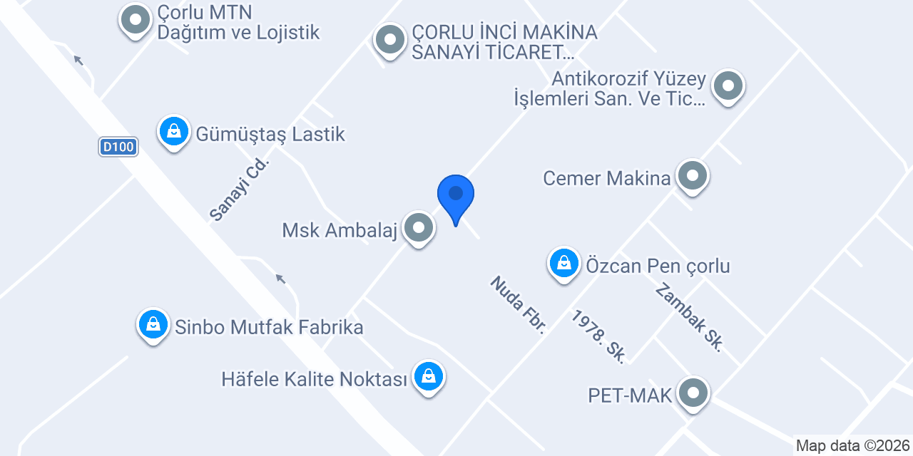 DAMATOOL CO LTD DAMA MAKINE LTD STI konumu