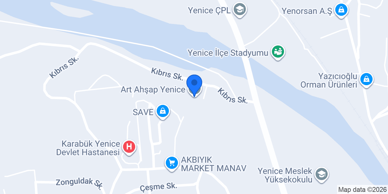 Art Ahşap Yenice konumu