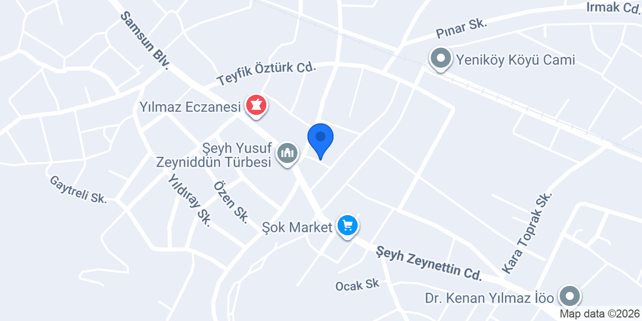 Tekkeköy 3. Noterliği konumu
