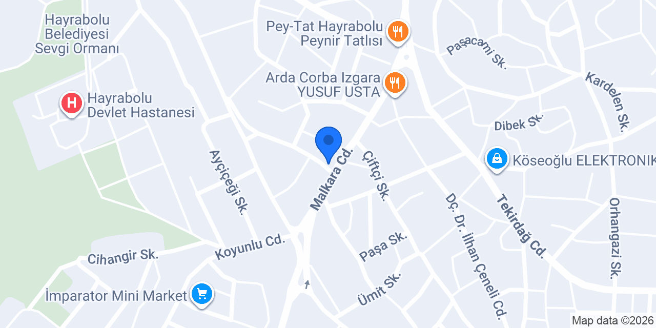 Pınar restaurant konumu