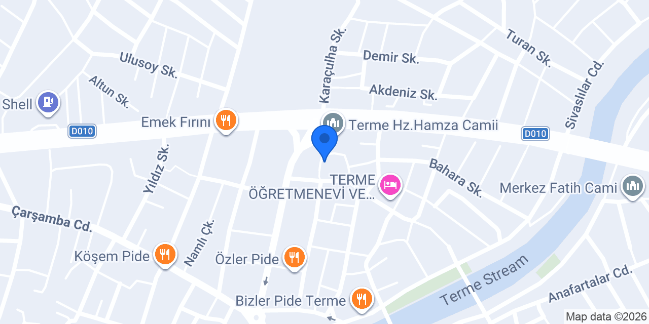 OTEL GÜVEN TERME konumu