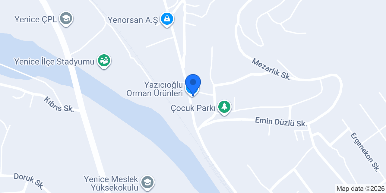 Yazıcıoğlu Orman Ürünleri konumu