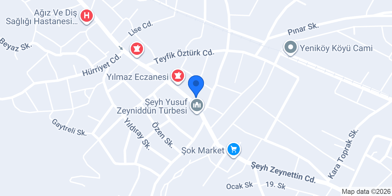 Emniyet Av Bayii konumu