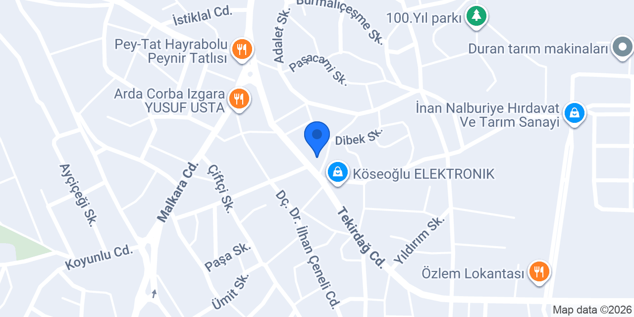 YÜKSEL TARIM BT GOLD POWER konumu