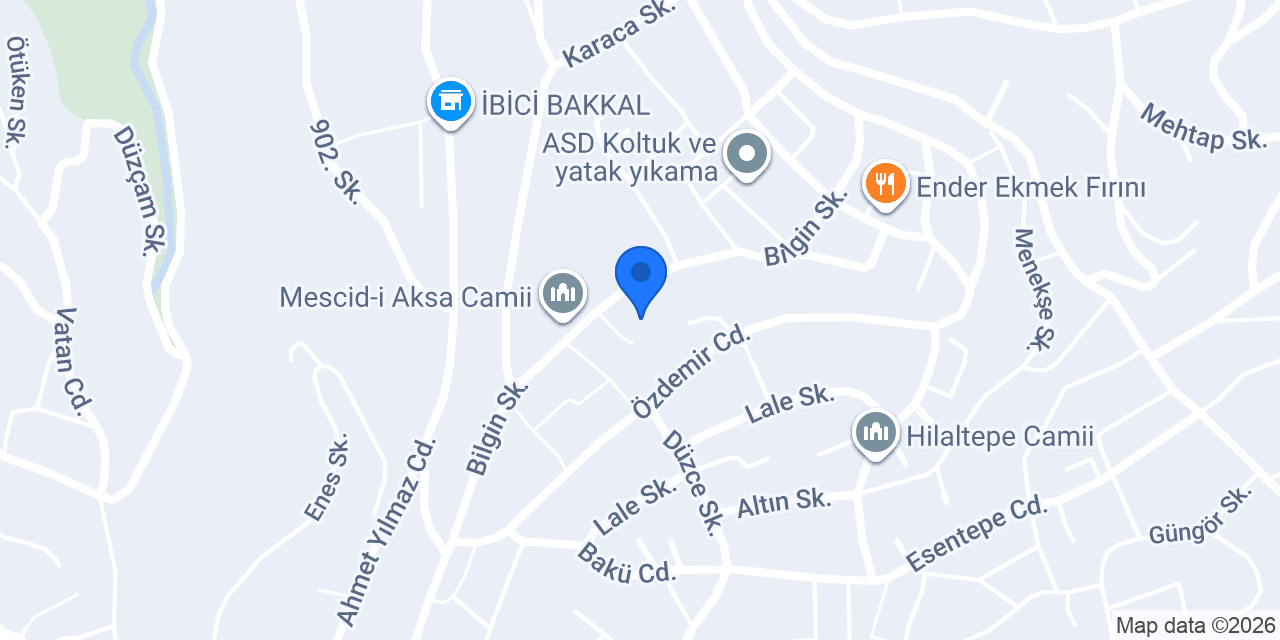 Özkaya teknik konumu