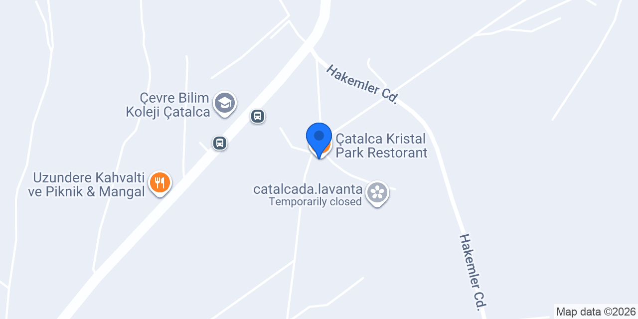 Çatalca Kristal Park Restorant konumu