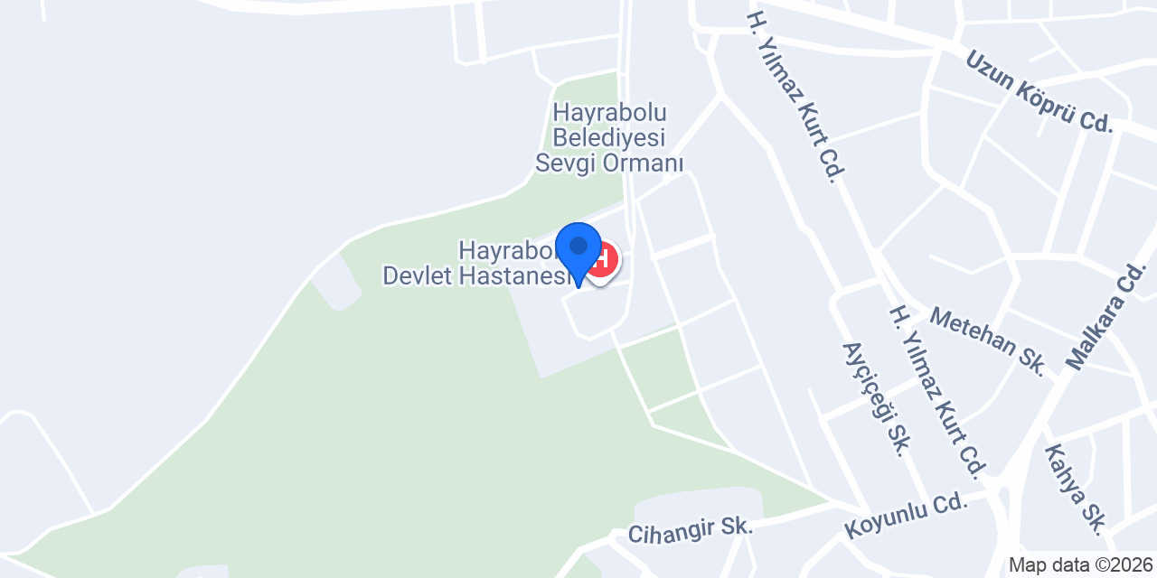 Hastane Taksi (Hayrabolu) konumu