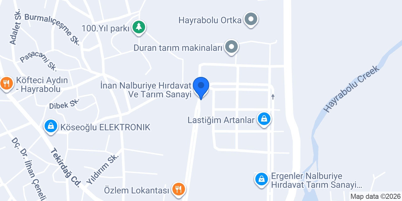 ÇUHACLAR TARIM VE HİDROLİK HORTUM konumu