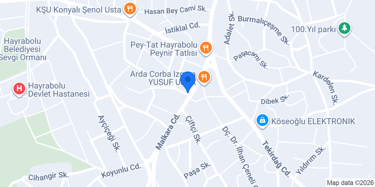Yeltekin Eczanesi konumu