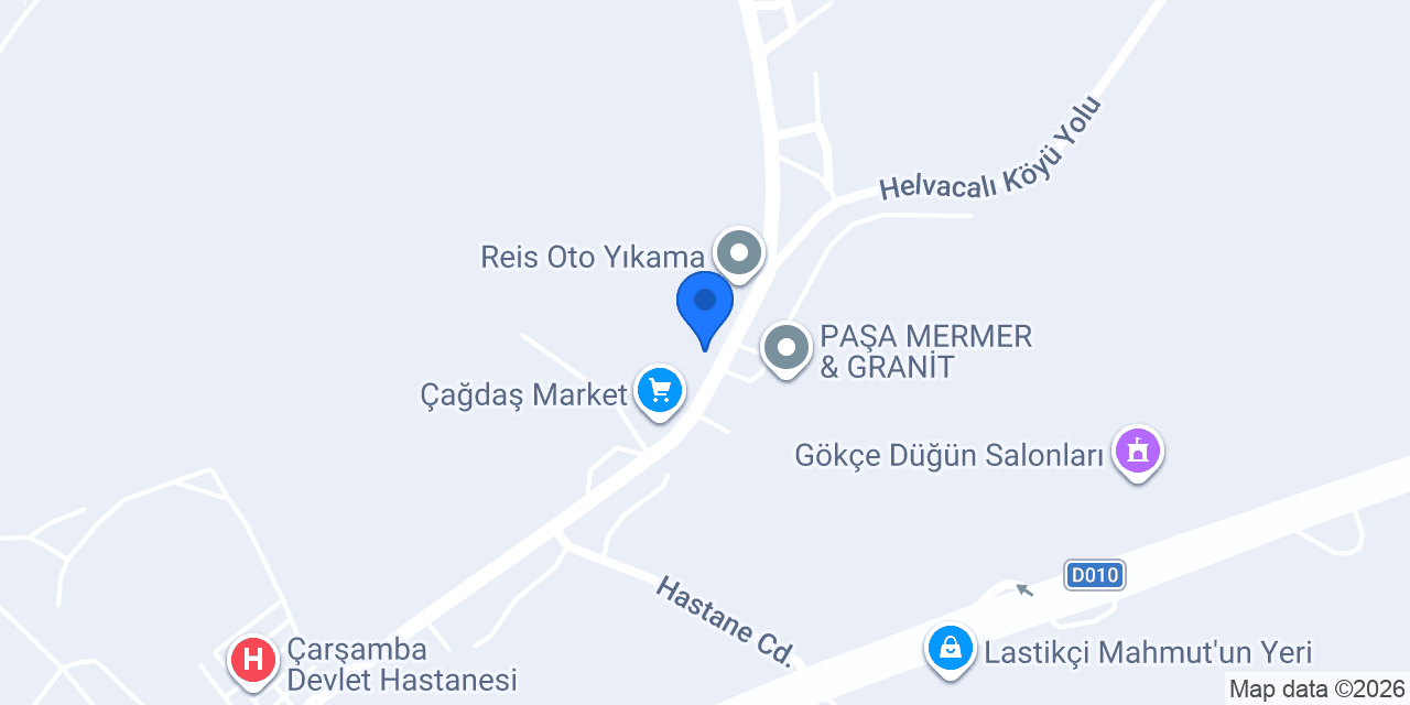 Dinç Mobilya konumu