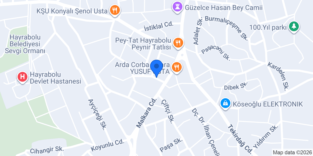 Acıktım Döner konumu