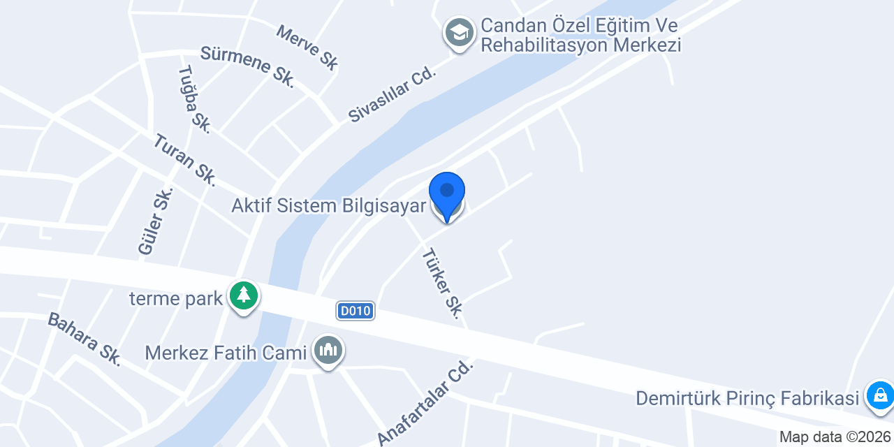 Aktif Sistem Bilgisayar konumu