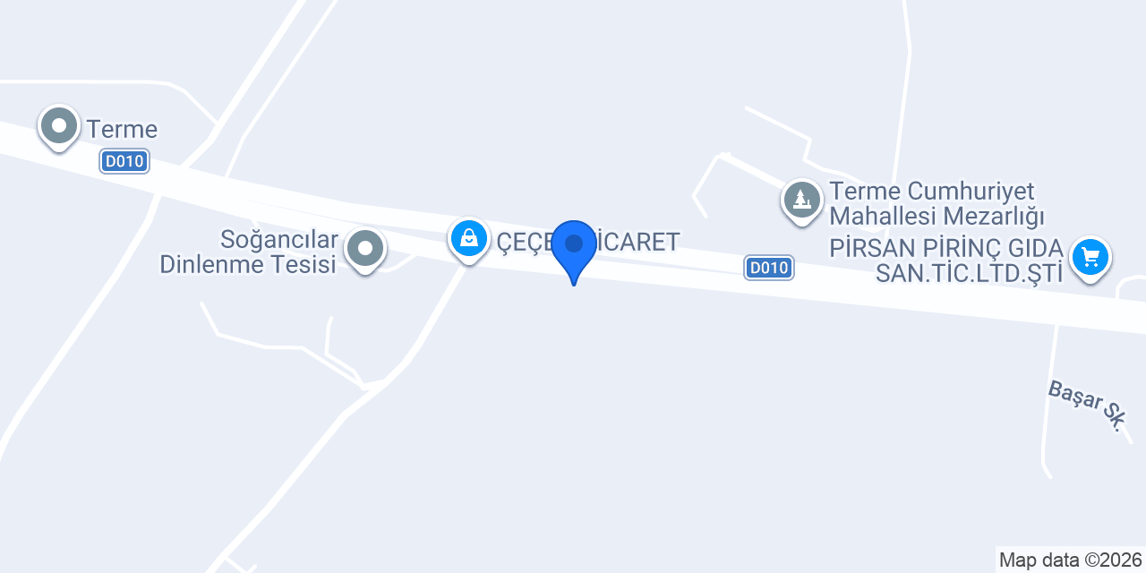Bacacı Fındık Fabrikasi konumu