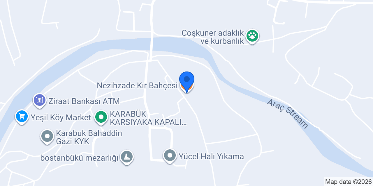 Nezihzade Kır Bahçesi konumu