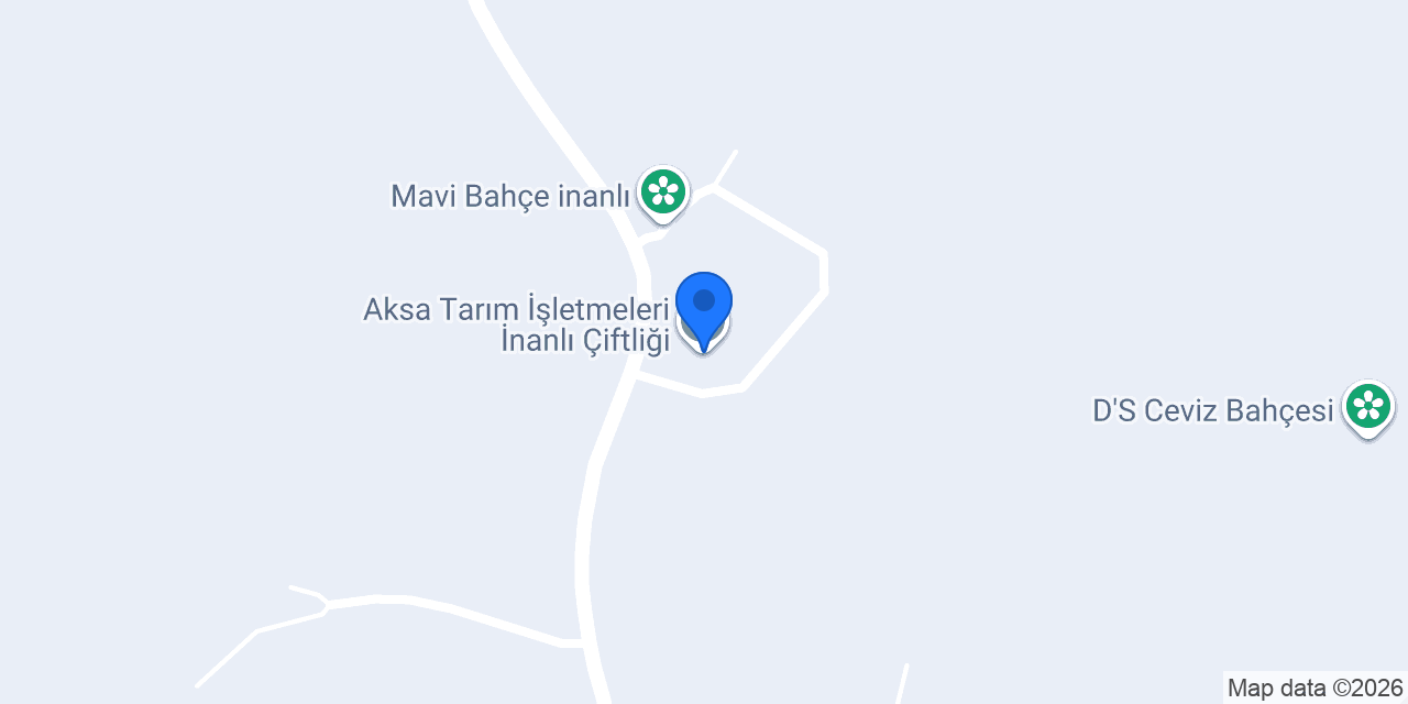 Aksa Tarım İşletmeleri İnanlı Çiftliği konumu