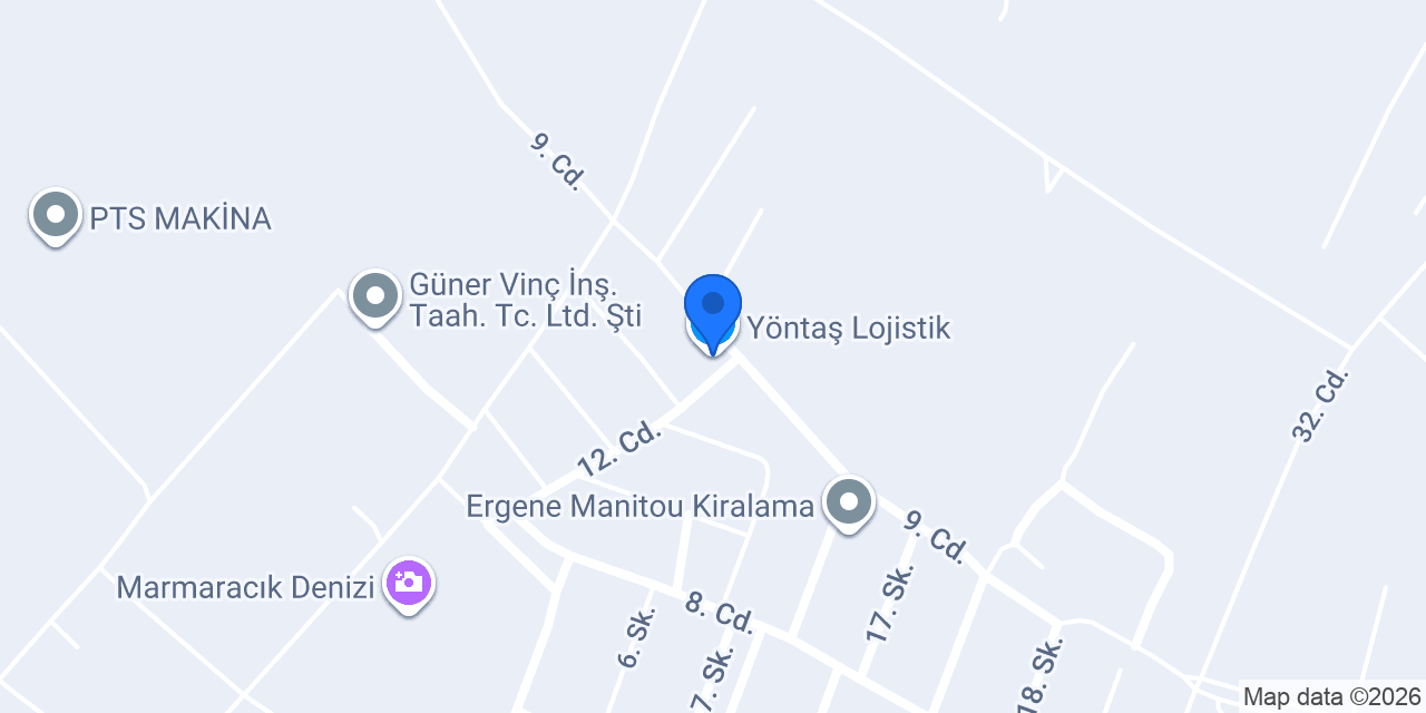 Yöntaş Lojistik konumu