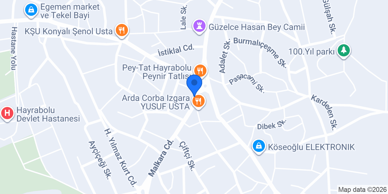 Çeşmeli Kuyumculuk konumu