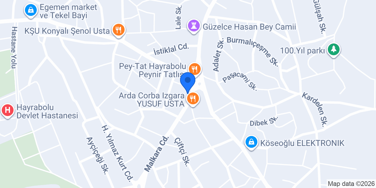 Berk Bey Lahmacun Pide konumu