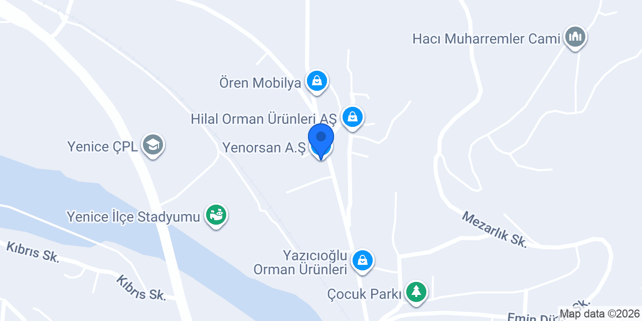 Yenorsan A.Ş. konumu