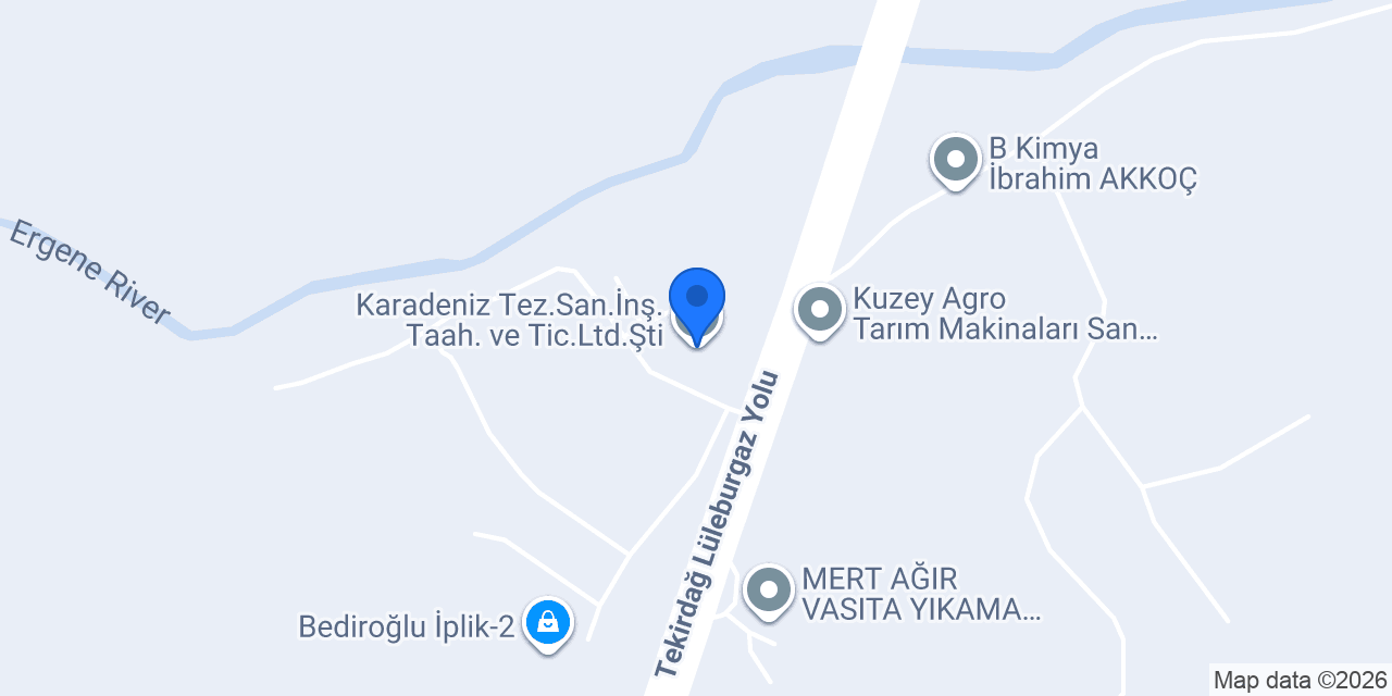 Karadeniz Tez.San.İnş.Taah. ve Tic.Ltd.Şti. konumu