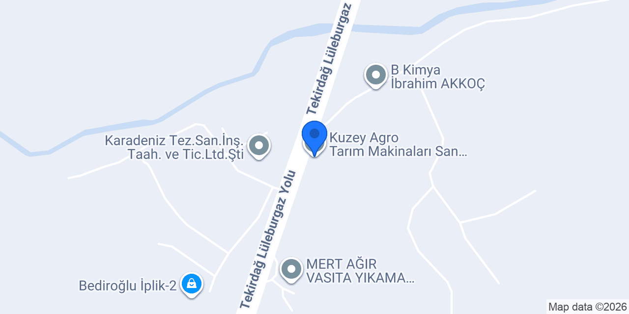 Kuzey Agro Tarım Makinaları San. Tic. Ltd. Şti. konumu